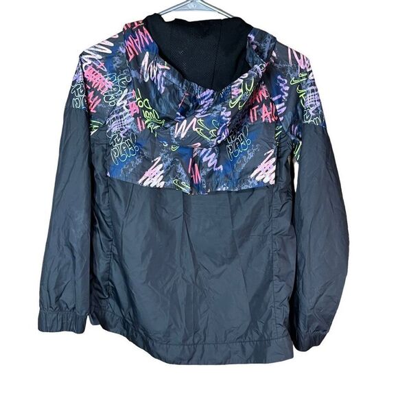 Nike Sportswear Allover Print Windrunner Jacket Girls Size Large‎ - Picture 8 of 11